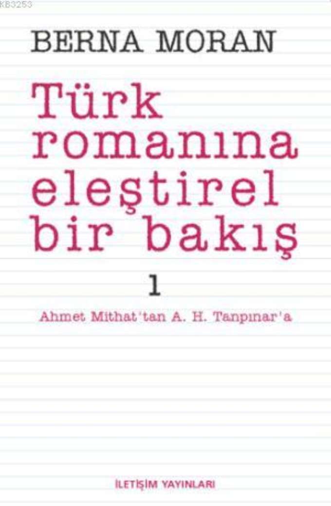 Türk Romanına Eleştirel Bir Bakış 1 kapağı