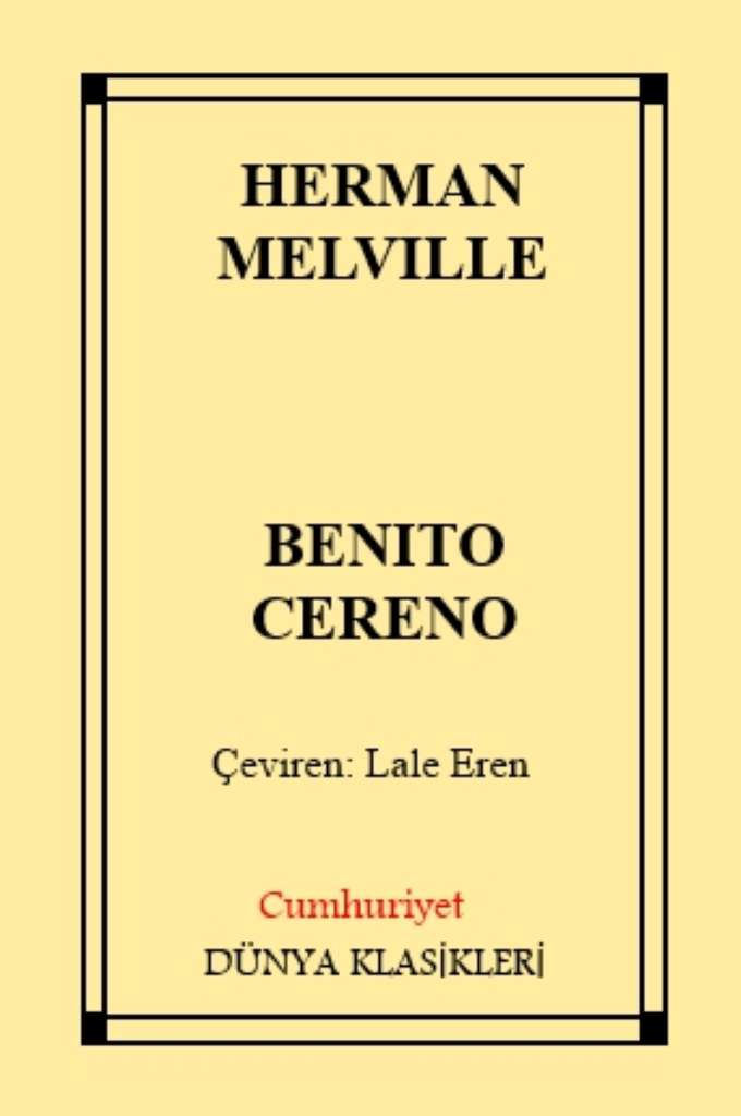 Benito Cereno kapağı