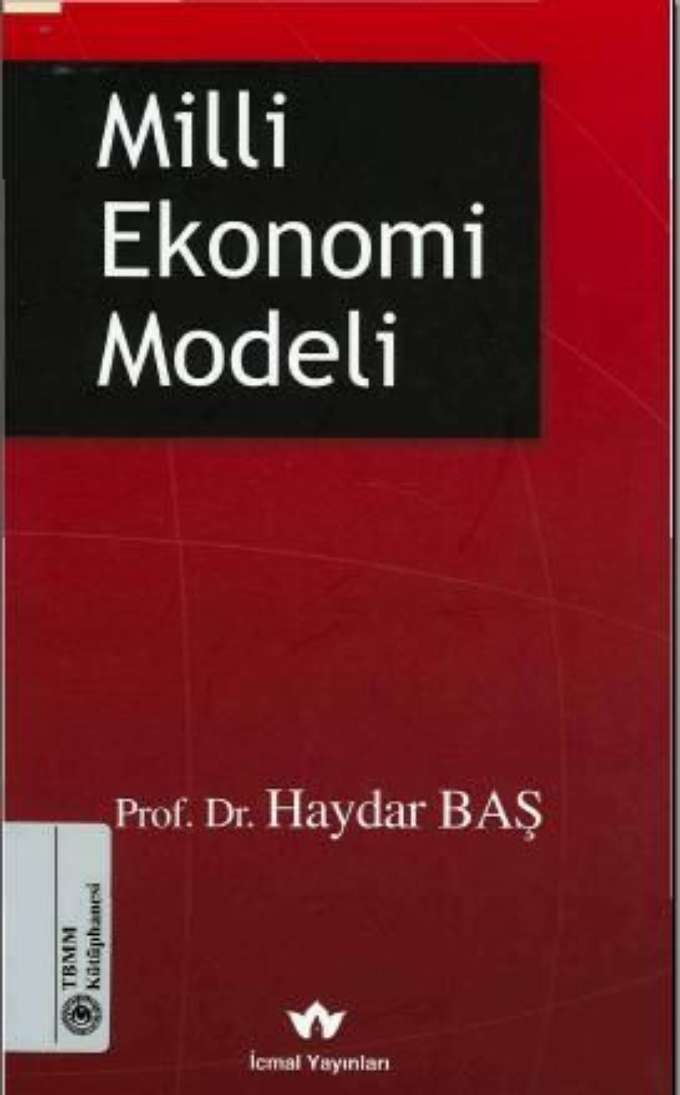 Mili Ekonomi Modeli kapağı