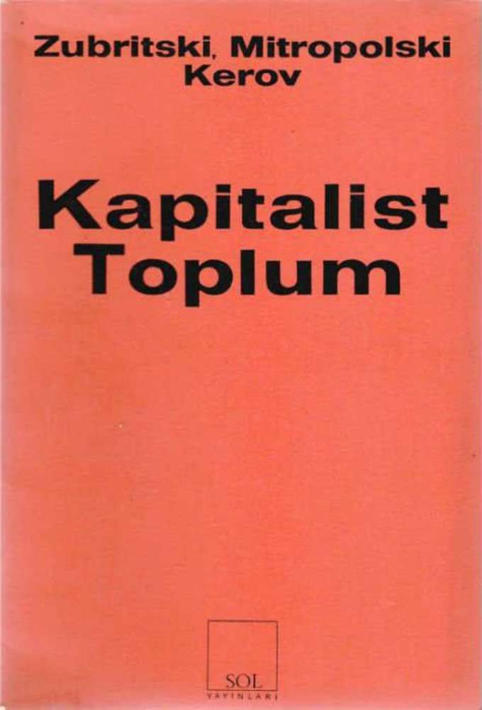 Kapitalist Toplum kapağı